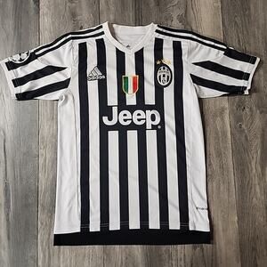 2015/2016 Juventus Alvaro Morata Adidas home Jersey # 9 Size S